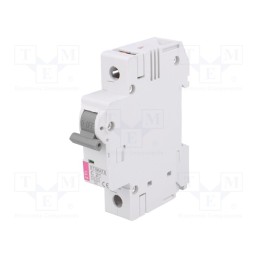 1 pcs x ETI POLAM - ETIMAT 6 1P C25 - Circuit breaker, 230/400VAC, Inom: 25A, Poles: 1, Charact: C, 6kA