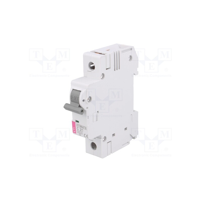 1 pcs x ETI POLAM - ETIMAT 6 1P C25 - Circuit breaker, 230/400VAC, Inom: 25A, Poles: 1, Charact: C, 6kA