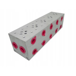 Valve plate block ng6 cetop 5 sections with valve