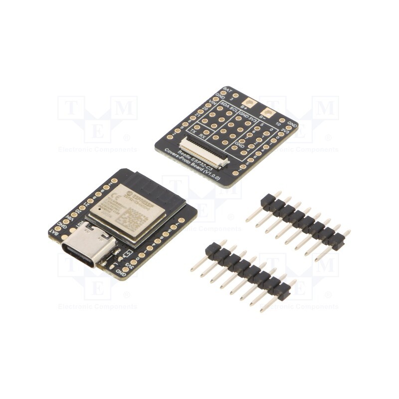 1 pcs x DFROBOT - DFR0868 - Controller, USB C 2.0, ESP32-C3, 3.3VDC, PWM: 6, Analog in: 13