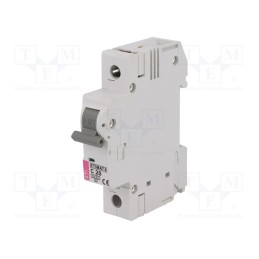 1 pcs x ETI POLAM - ETIMAT 6 1P C20 - Circuit breaker, 230/400VAC, Inom: 20A, Poles: 1, Charact: C, 6kA