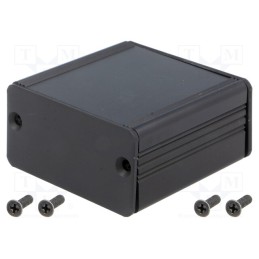 1 pcs x FISCHER ELEKTRONIK - AKG 55 28 50 SA - Enclosure: with panel, AKG, X: 55mm, Y: 50mm, Z: 28mm, aluminium
