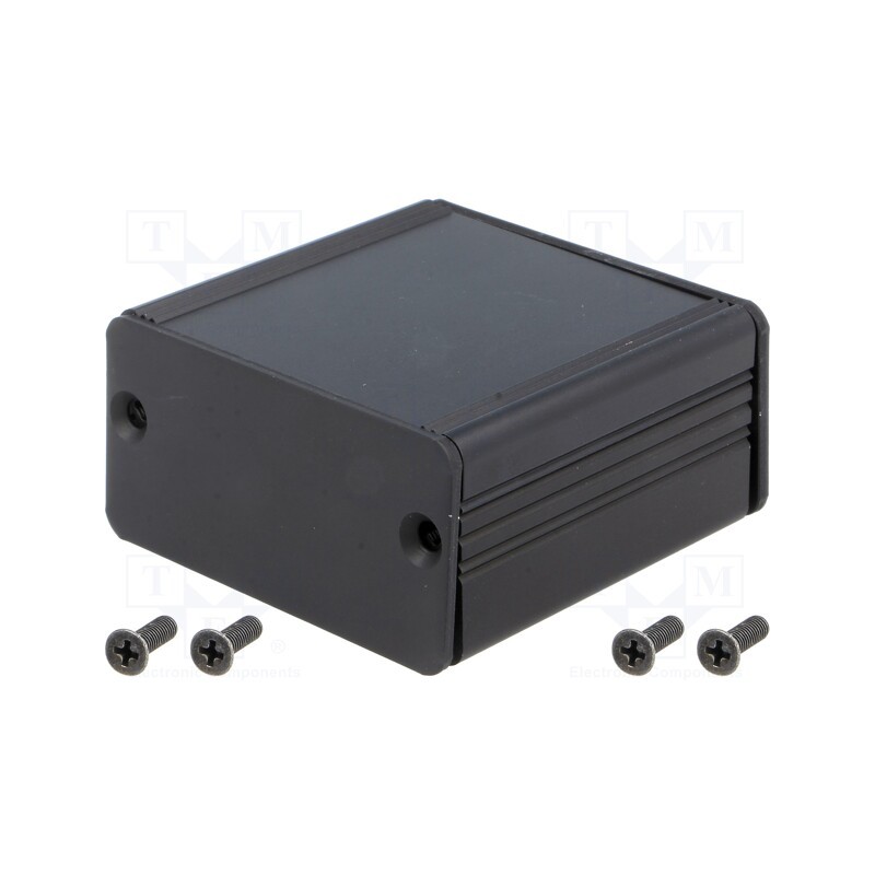 1 pcs x FISCHER ELEKTRONIK - AKG 55 28 50 SA - Enclosure: with panel, AKG, X: 55mm, Y: 50mm, Z: 28mm, aluminium