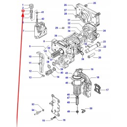 1870849m1 hydraulic pump valve washer