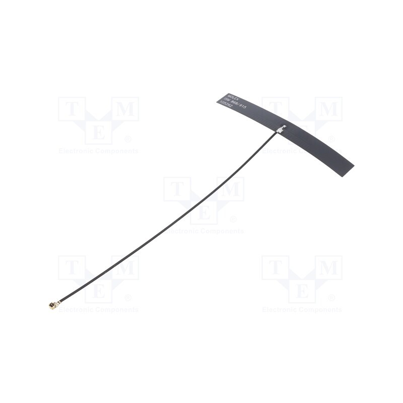 1 pcs x MOLEX - 105262-0002 - Antenna, ISM,RF, 0.3dBi,1.3dBi, linear, for ribbon cable, 79x10mm