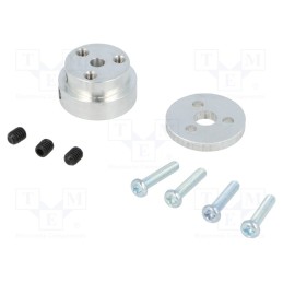 1 pcs x POLOLU - POLOLU-2672 - Bracket wheel, Kit: adapter,mounting screws, Shaft: D spring