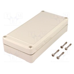 1 pcs x BOPLA - 63229200 - Enclosure: multipurpose, X: 80mm, Y: 160mm, Z: 37mm, EUROMAS II, ABS