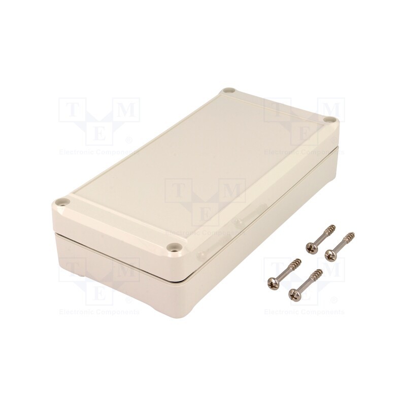 1 pcs x BOPLA - 63229200 - Enclosure: multipurpose, X: 80mm, Y: 160mm, Z: 37mm, EUROMAS II, ABS