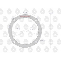 Ursus c 360 final drive seals original 50528060k