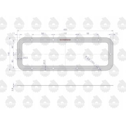Ursus c 360 final drive seals original 50528060k