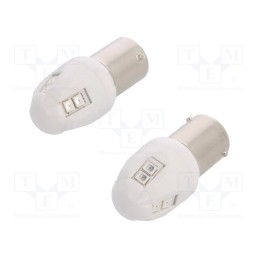 1 set x ELTA - EB8080TR - Filament lamp: automotive, BAU15S, orange, 12V, 1W, VISIONPRO LED