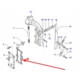 1868456m1 pump housing gasket