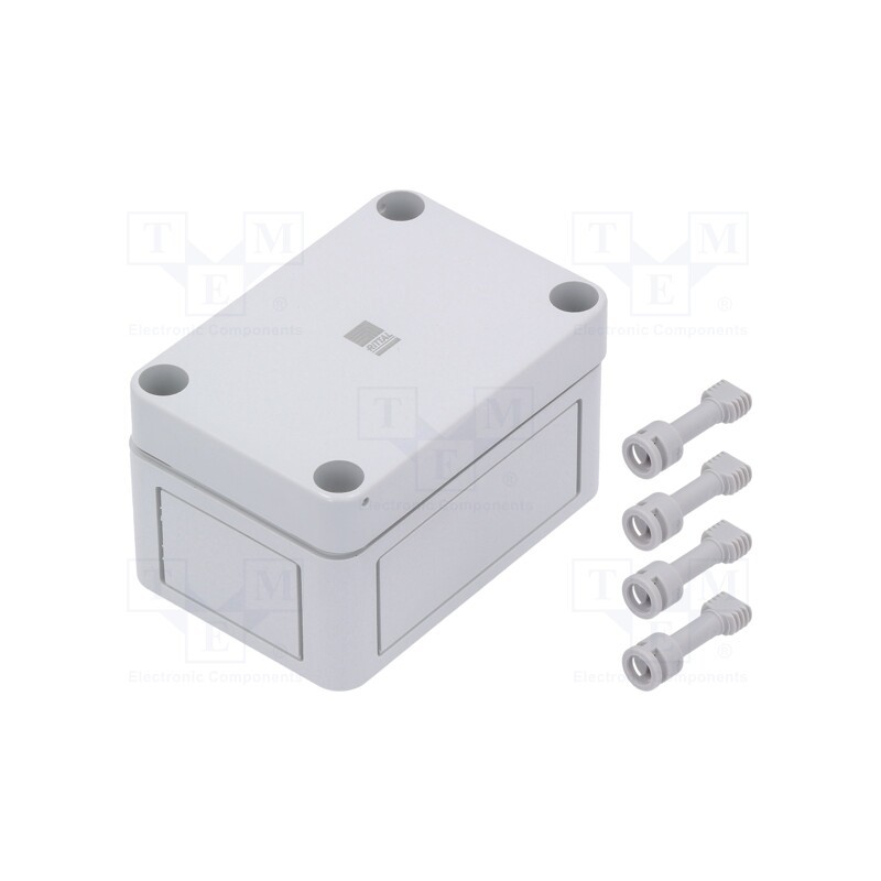 1 pcs x RITTAL - 9502 - Enclosure: multipurpose, X: 65mm, Y: 94mm, Z: 57mm, PK, polycarbonate