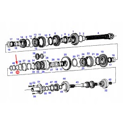 X534767600000 spacer 40 x 50 x 0 15