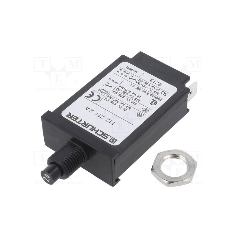 1 pcs x SCHURTER - 4410.0126 - Circuit breaker, 2A, MCB