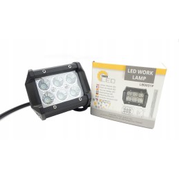 Halogen flood work lamp 6led 18w 1800lm 4x4