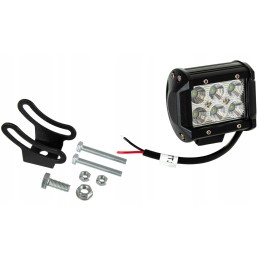 Halogen flood work lamp 6led 18w 1800lm 4x4