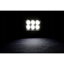 Halogen flood work lamp 6led 18w 1800lm 4x4