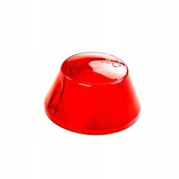 Low red marker lamp shade