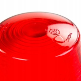 Low red marker lamp shade