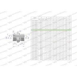 Hydraulic connection bb xge m14x1 5 08l x 1 2