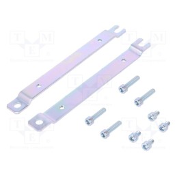 1 set x RITTAL - 9121160 - Mounting coupler, steel sheet, for enclosures,GA, Plating: zinc