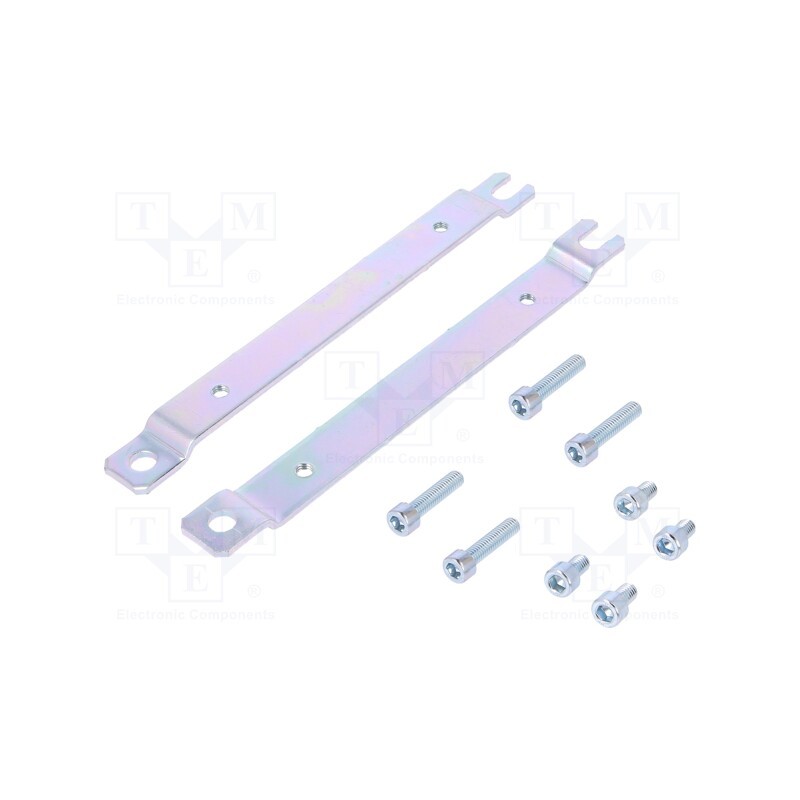 1 set x RITTAL - 9121160 - Mounting coupler, steel sheet, for enclosures,GA, Plating: zinc