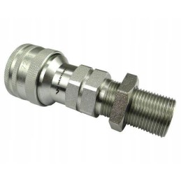 Hydraulic quick connector, long socket, M22x1, 5 threads