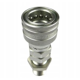 Hydraulic quick connector, long socket, M22x1, 5 threads