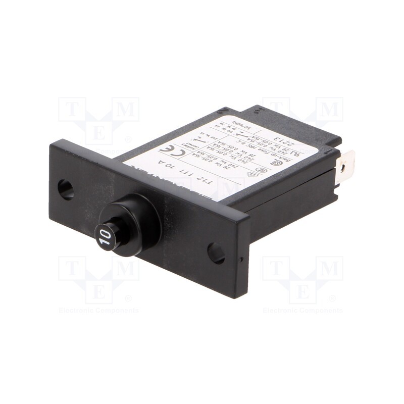 1 pcs x SCHURTER - 4410.0163 - Circuit breaker, 10A, MCB