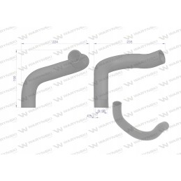 Radiator hose K945287 Warynski