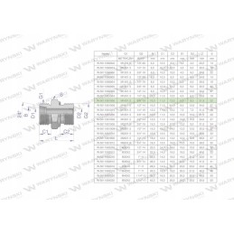 Hydraulic connection bb xge m16x1 5 10l x 3 8