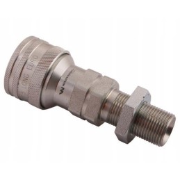 Hydraulic quick connector, long socket, M20x1, 5 studs