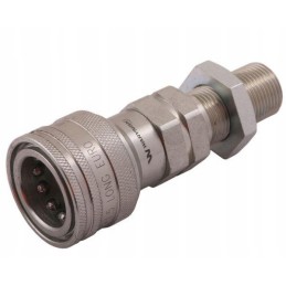 Hydraulic quick connector, long socket, M20x1, 5 studs