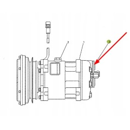365458 0 air conditioning compressor gasket