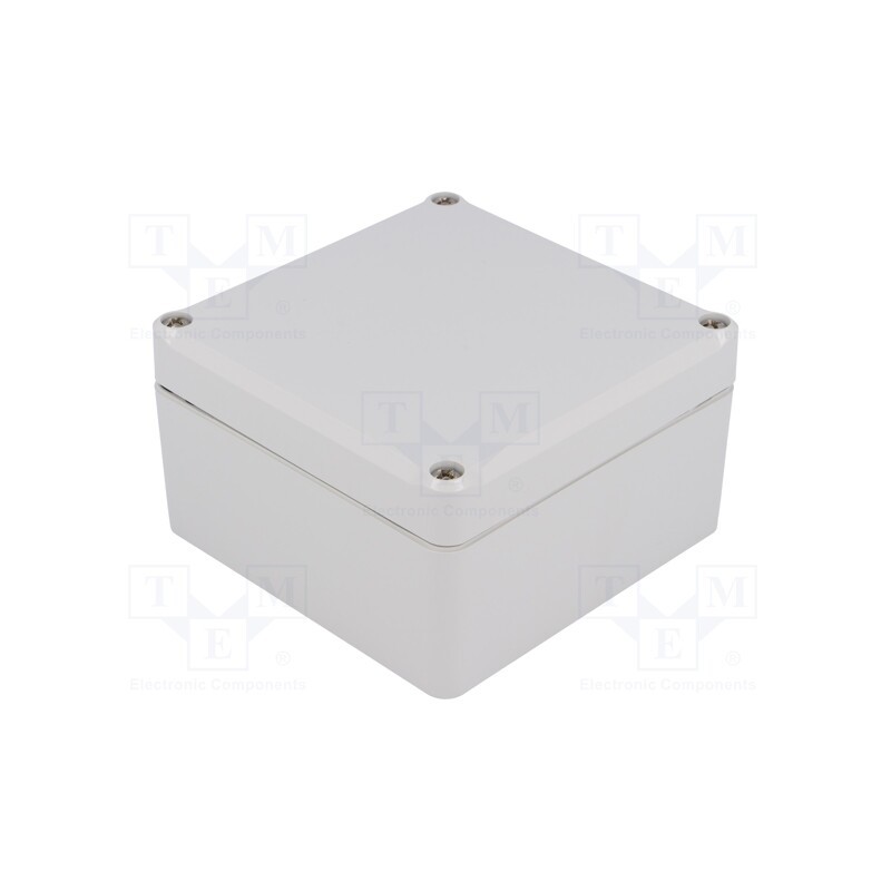 1 pcs x BOPLA - 63212000 - Enclosure: multipurpose, X: 100mm, Y: 100mm, Z: 57mm, EUROMAS II, ABS