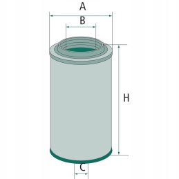 Air filter 85mm 8mm 166mm granite