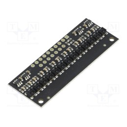 1 pcs x POLOLU - QTRX-HD-13RC REFLECTANCE SENSOR ARRAY: 1 - Sensor: distance, reflective, 2.9÷5.5VDC, digital, Ch: 13, 53x20mm