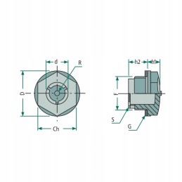 Plug, plug, plastic plug, 2-inch thread