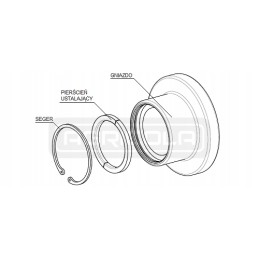 Socket for the HL 8011 hydrolider telescopic actuator