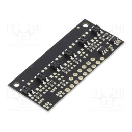 1 pcs x POLOLU - QTR-MD-06A REFLECTANCE SENSOR ARRAY - Sensor: distance, reflective, 2.9÷5.5VDC, analog, Ch: 6, 45x20mm, MD