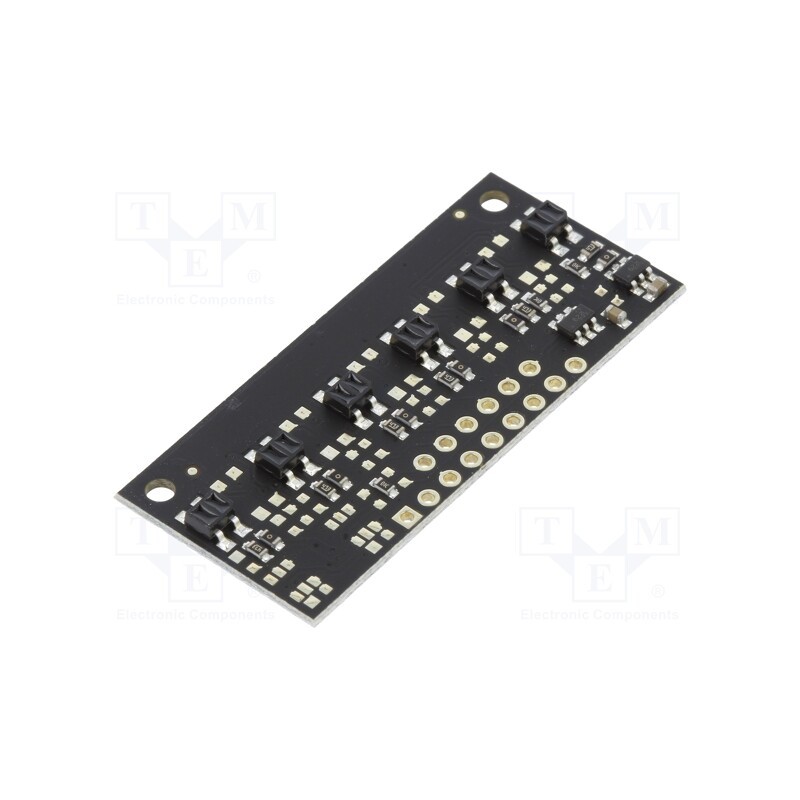 1 pcs x POLOLU - QTR-MD-06A REFLECTANCE SENSOR ARRAY - Sensor: distance, reflective, 2.9÷5.5VDC, analog, Ch: 6, 45x20mm, MD