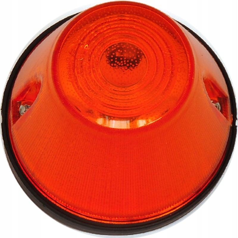 Orange lamp, round, tall bulb, 24v