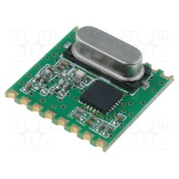 1 pcs x HOPE MICROELECTRONICS - RFM42B-433S1 - Module: RF, FM transmitter, FSK, 433.92MHz, SPI, 1.8÷3.6VDC, 20dBm