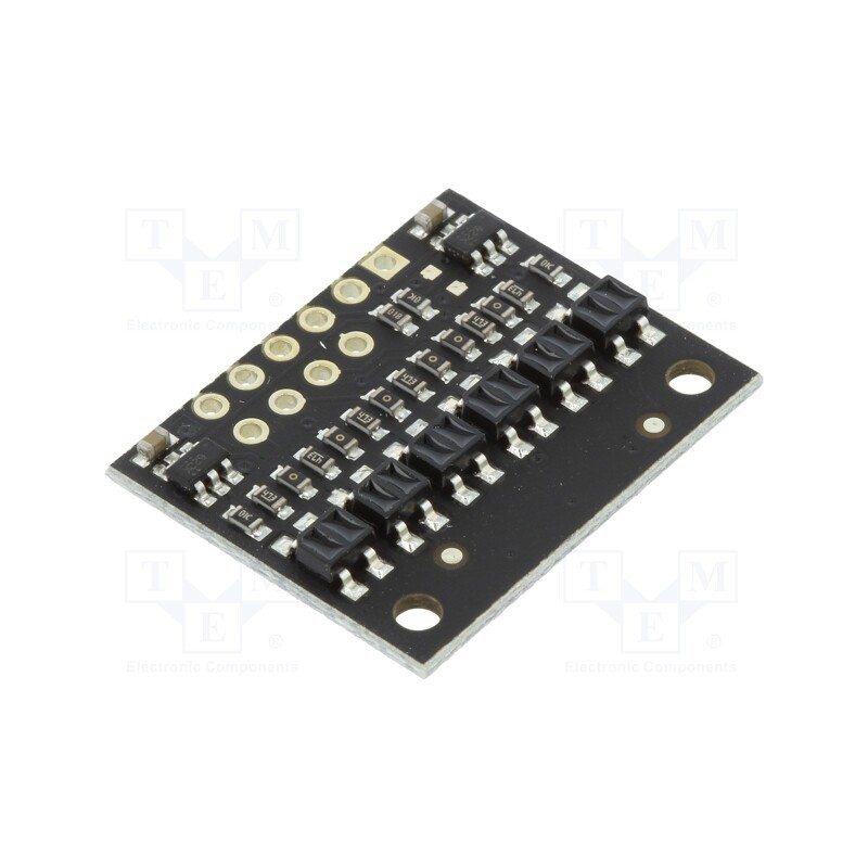1 pcs x POLOLU - QTR-HD-06A REFLECTANCE SENSOR ARRAY - Sensor: distance, reflective, 2.9÷5.5VDC, analog, Ch: 6, 25x20mm, HD