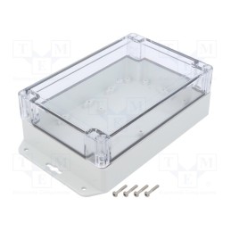 1 pcs x KRADEX - ZP180.120.60SUJP TM PC - Enclosure: multipurpose, X: 120mm, Y: 180mm, Z: 60mm, ZP, light grey