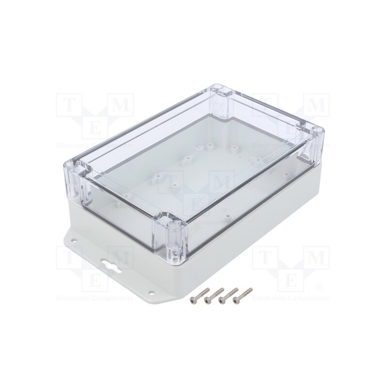 1 pcs x KRADEX - ZP180.120.60SUJP TM PC - Enclosure: multipurpose, X: 120mm, Y: 180mm, Z: 60mm, ZP, light grey