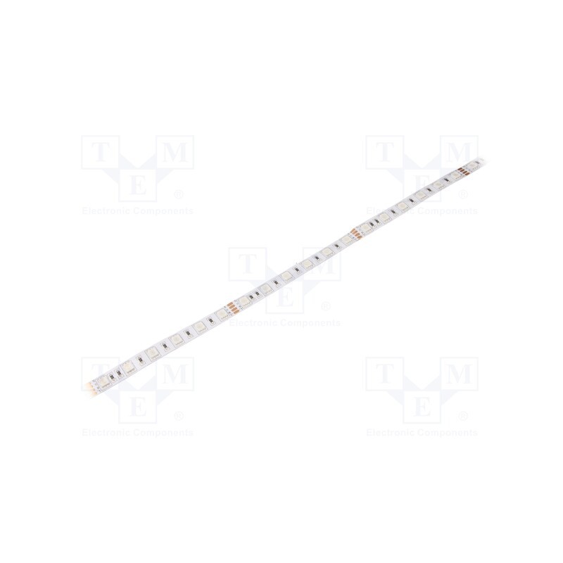 1 m x FOSE - SPB-60-RGB-24 - LED tape, RGB, 24V, LED/m: 60, 10mm, IP20, 120°, 14.4W/m, Thk: 2mm