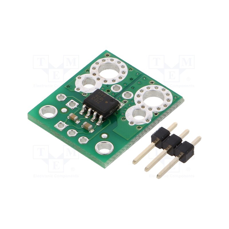 1 pcs x POLOLU - ACHS-7123 CURRENT SENSOR CARRIER -30A+30 - Sensor: current, 4.5÷5.5VDC, IC: ACS7123, 20.3x17.8mm, -30÷30A