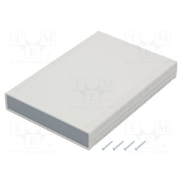 1 pcs x GAINTA - G769 - Enclosure: with panel, X: 200mm, Y: 280mm, Z: 40mm, ABS, light grey